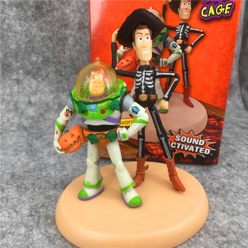 Toy Story Woody Buzz Lightyear Halloween Ver. 13cm Action Figures Toys Brinquedo Toy Collectible Model Toys #1652 Toy Story Woody Buzz Lightyear Halloween Ver. 13cm Action Figures Toys Brinquedo Toy Collectible Model Toys #1652