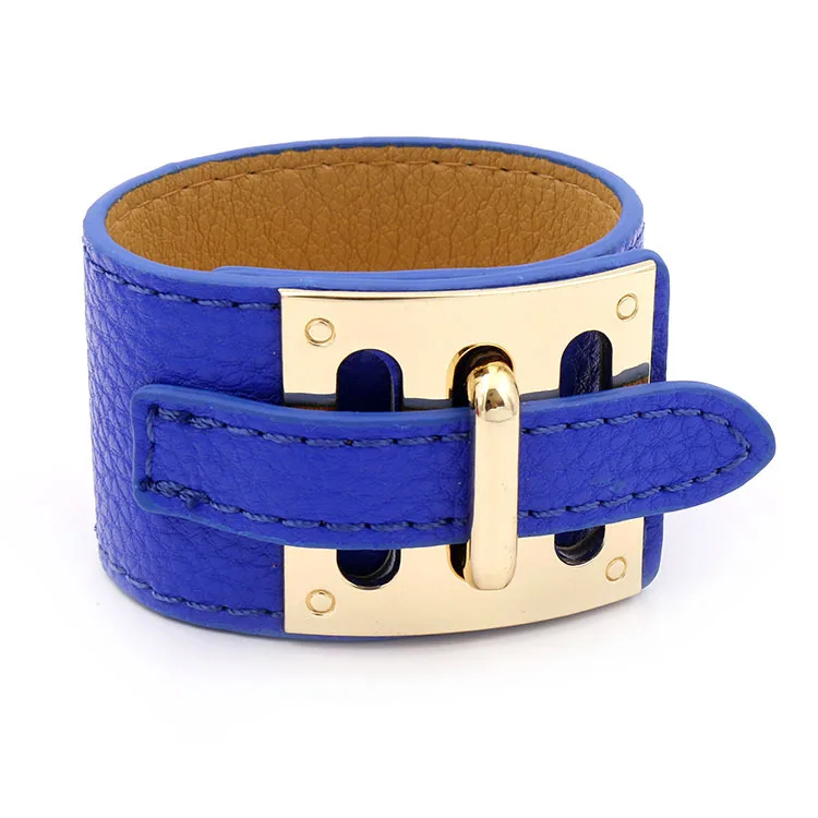 TYME Aço Inoxidável versão Larga o carter das mulheres três fivela h pulseira da moda amor pulseira de couro pulseira para casal