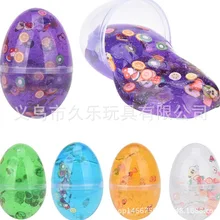 Тонкий яйца Перл грязи DIY Кристалл грязи фрукты мягкие керамика игрушки Прозрачный глины