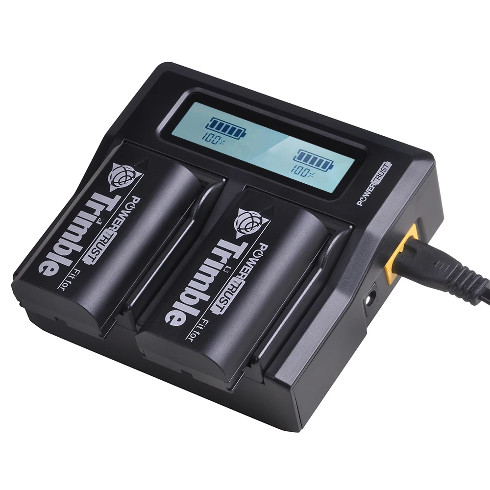3 шт. 7,4 В 2600 мАч 54344 батарея Акку+ зарядное устройство для Pentax D-LI1 Trimble 5700,5800, R6, R7, R8, TSC1 gps приемник батареи