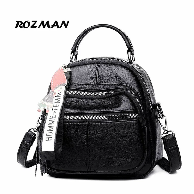 

New Fashion Women Small Backpack Pu Leather Backpack Girls Shoulder Bags Casual Rucksacks mochila feminina sac a main