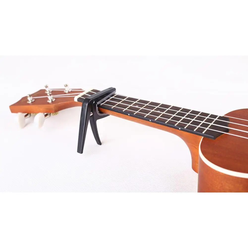 Ukelele Капо пластиковые стальные детали для гитары черные и аксессуары