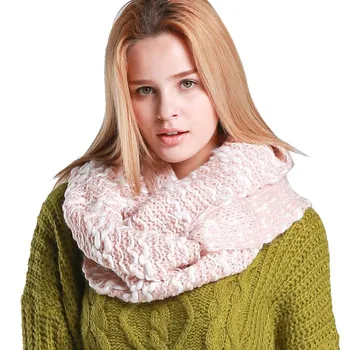 

Female Autumn And Winter Thick Warm Knitted Scarf Fashion Scarves Women Brand Winter Women Scarf Bufanda