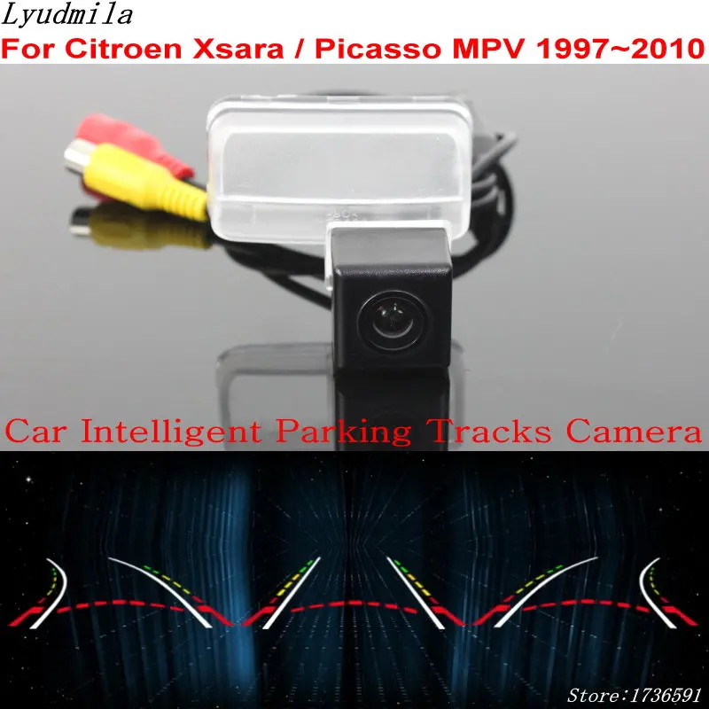 Lyudmila Car Intelligent Parking Tracks Camera FOR Citroen Xsara / Picasso MPV 1997~2010 Car Back up Reverse Rear View Camera