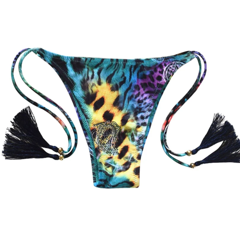 Sexy Summer Beach Bikinis Bottom Floral Bandage Hipster Brief Brazilian Swimwear Swimsuit
