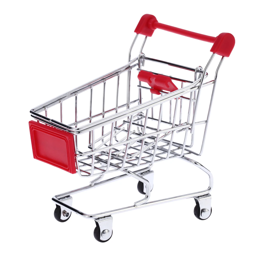 

Cute Parrot Toy Metal Mini Supermarket Shopping Cart Pet Bird Parrot Toy for Conures Parakeet birds Cockatiel 5 Color Supplier