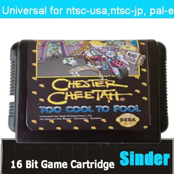 

Chester Cheetan 16 bit MD Game Card For 16 bit Sega MegaDrive Genesis game console