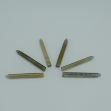 6 шт./лот Агат Burnisher круглый золотистые и Серебристые Burnisher полировка Агат Ножи