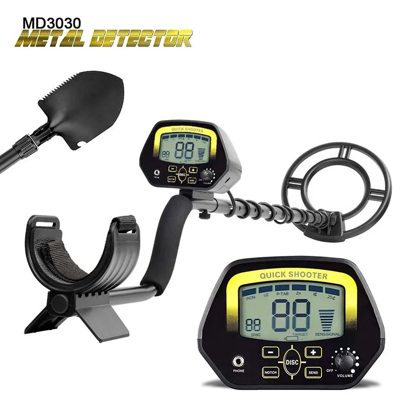 

KKTECT MD3030 Lightweight Professional Metal Detector Underground Treasure Hunter LCD Display Gold Hunting Under Shallow Water