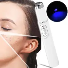 Синий свет от акне лазерная ручка портативный аппарат для избавления от морщин прочный мягкий крем для удаления шрамов устройство синий свет терапия ручка KD-7910
