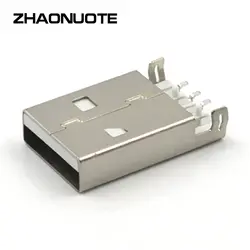 10 шт. USB адаптер МУЖЧИНА AM доска раковина SMT Card Reader Разъем передачи разъем, содержащие колонки