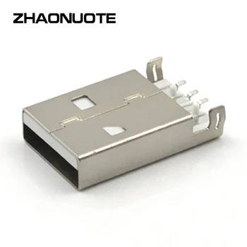 

10pcs USB Adapter Male AM Sink Board SMT Card Reader Connector Transmission Plug Containing Column