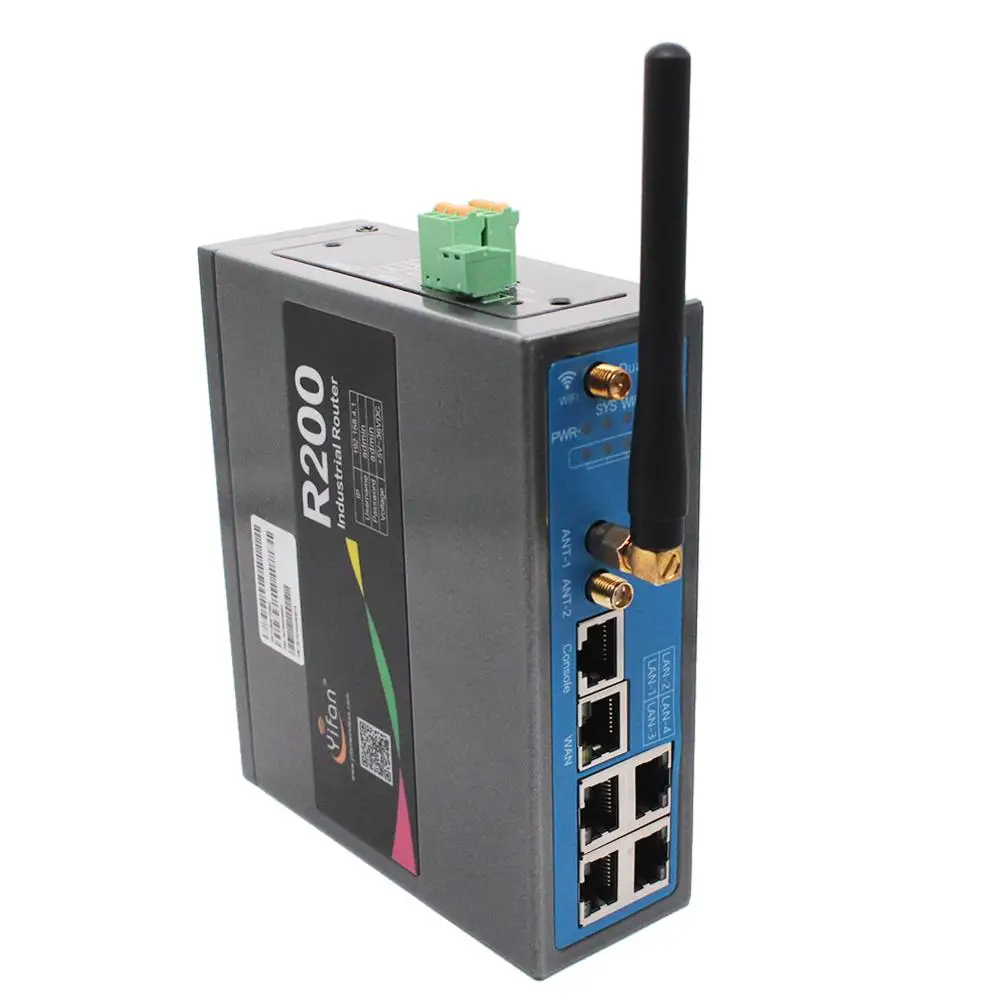 Двухдиапазонный маршрутизатор 802.11AC 2 4 ГГц 5 гигабитный Ethernet 4G Wi Fi R200 промышленный