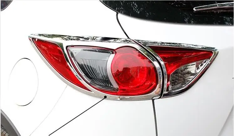 ABS хром задний фонарь Крышка лампы отделка 4 шт для Mazda CX-5 CX5 2012