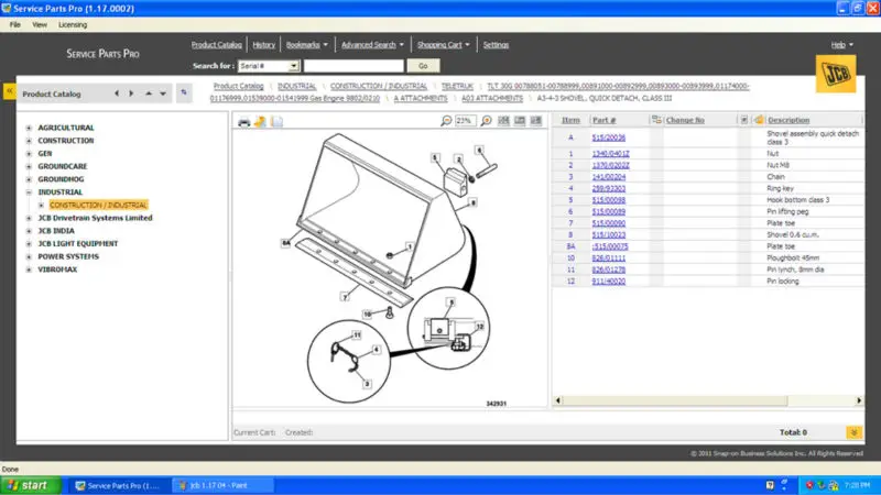 Сервис JCB Parts Pro 1 18 jcb каталог запасных частей + разблокированный keygen|parts catalog|catalog