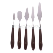 5 шт./компл. художника палитра для рисования нож краска для шпателя искусство для толстой краски применение