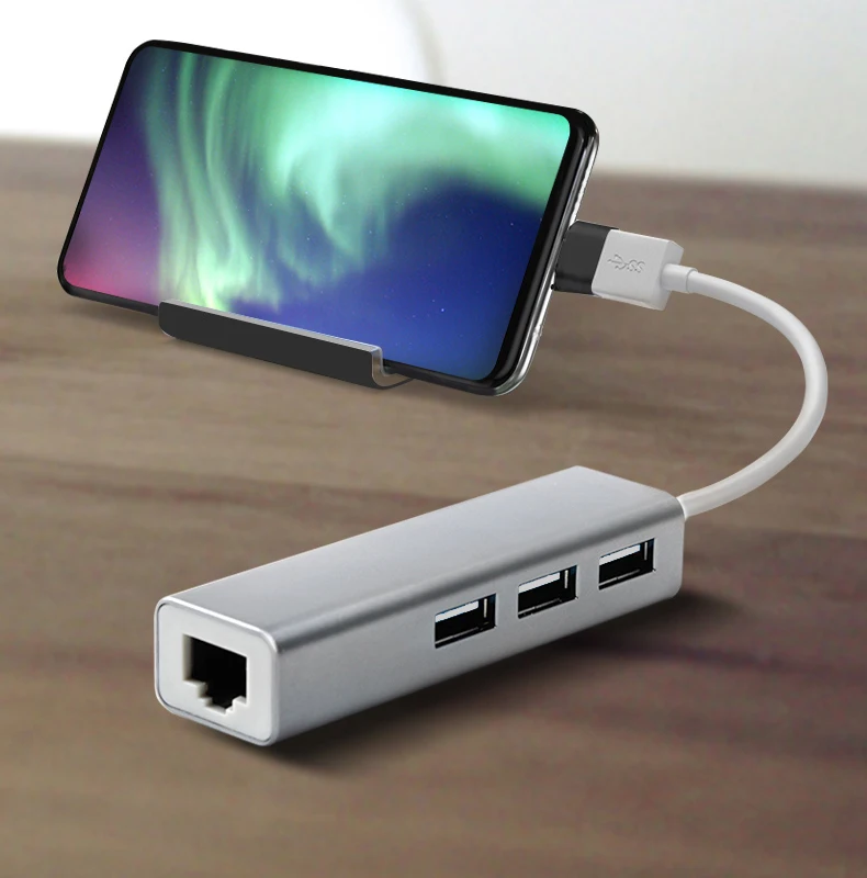 Ofccom USB Ethernet usb-хаб для RJ45 Lan сетевая карта 10/100 Мбит/с Ethernet-адаптер для Mac iOS портативных ПК Windows USB 3,0 концентратор