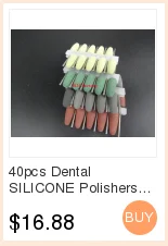 100 шт Смешанные 2,35 мм Силиконовые полировальные смолы база алмазная полировка боры для стоматологического инструмента