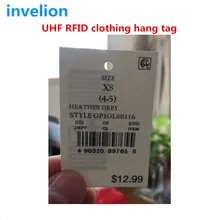 UHF RFID бирка epc gen2 одежда бирка одноразовая пассивная УВЧ Радиочастотная Идентификация 900 МГц UHF RFID бирки одно-использование для розничного магазина cloyhing