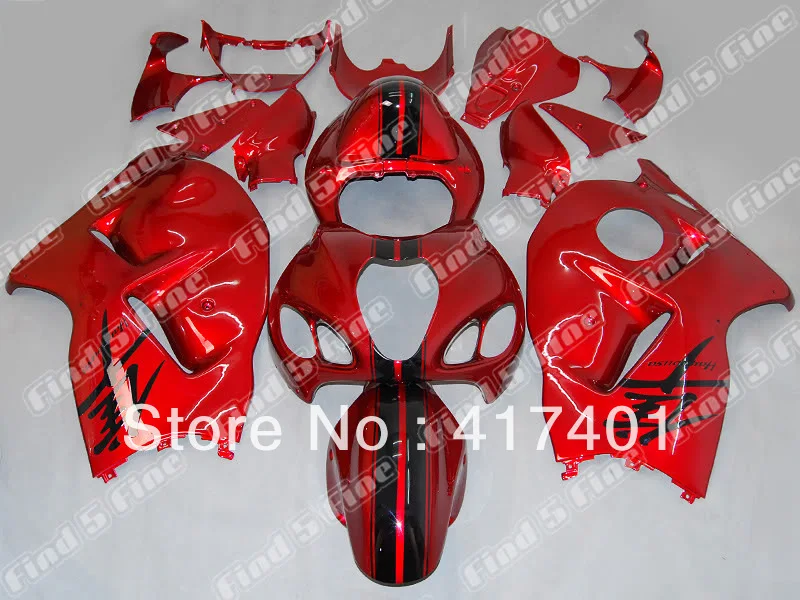 

red black fairings for Hayabusa GSXR1300 96-07 GSX R1300 GSXR 1300 GSX-R1300 96 97 98 99 00 01 02 03 04 05 06 07 ABS fairing kit