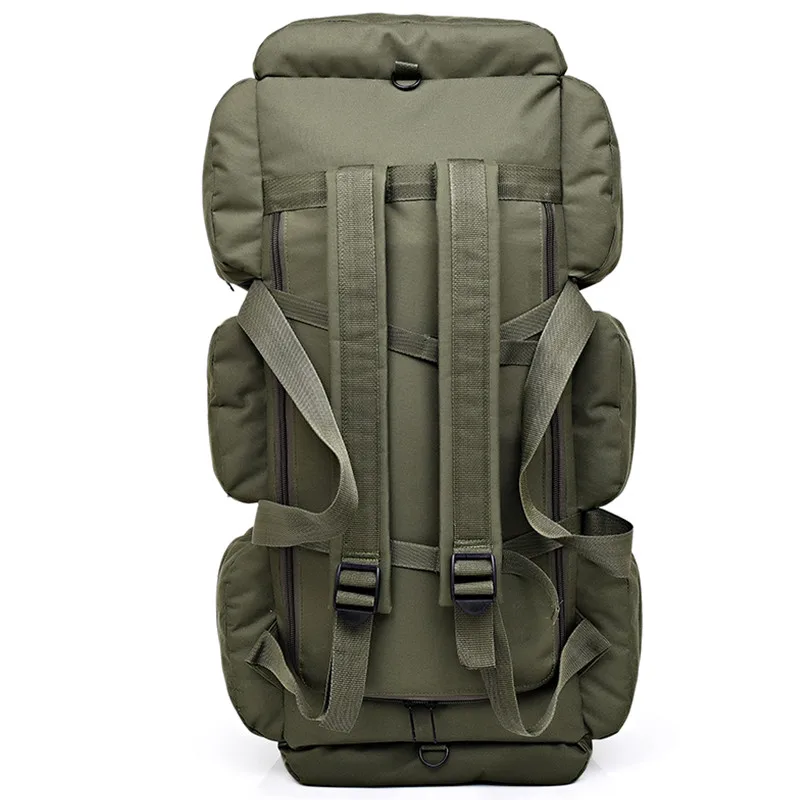 90L Large Capacity Men's Military Tactics Backpack Multifunction Waterproof Oxford Hike Camp Backpacks Wear-resisting Travel Bag