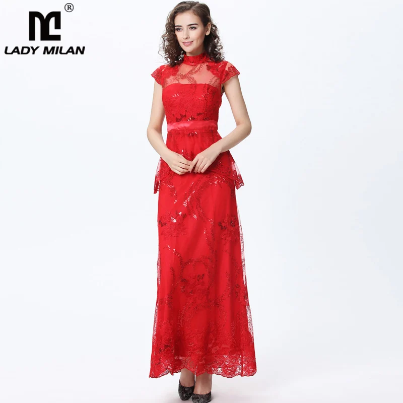 milan sequin gown