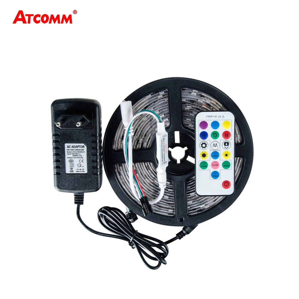 Светодиодная лента 5050 RGB 1903 2811 IC с пультом дистанционного управления 17 клавиш 12 в 3