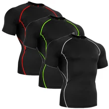 2015 yoga compression t shirt short sleeve font b clothes b font 4 Colors base layer