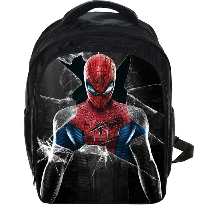 13 Inch SuperHero Spiderman Kids Backpack Children School Bags Boys ...