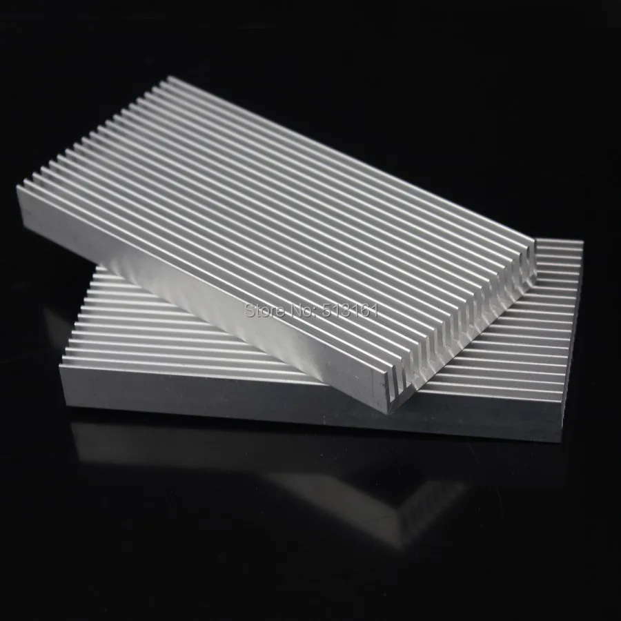 

30pcs/lot Silver 100x48x11mm Aluminum Heatsink For LED IC Chip Heat Sink