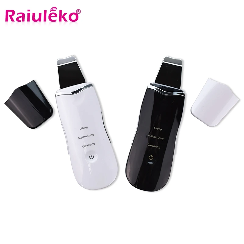 Ultrasonic Ion Skin Scrubber Deep Cleaner Face Lifting Peeling Extractor Deep Cleaning Beauty Devic