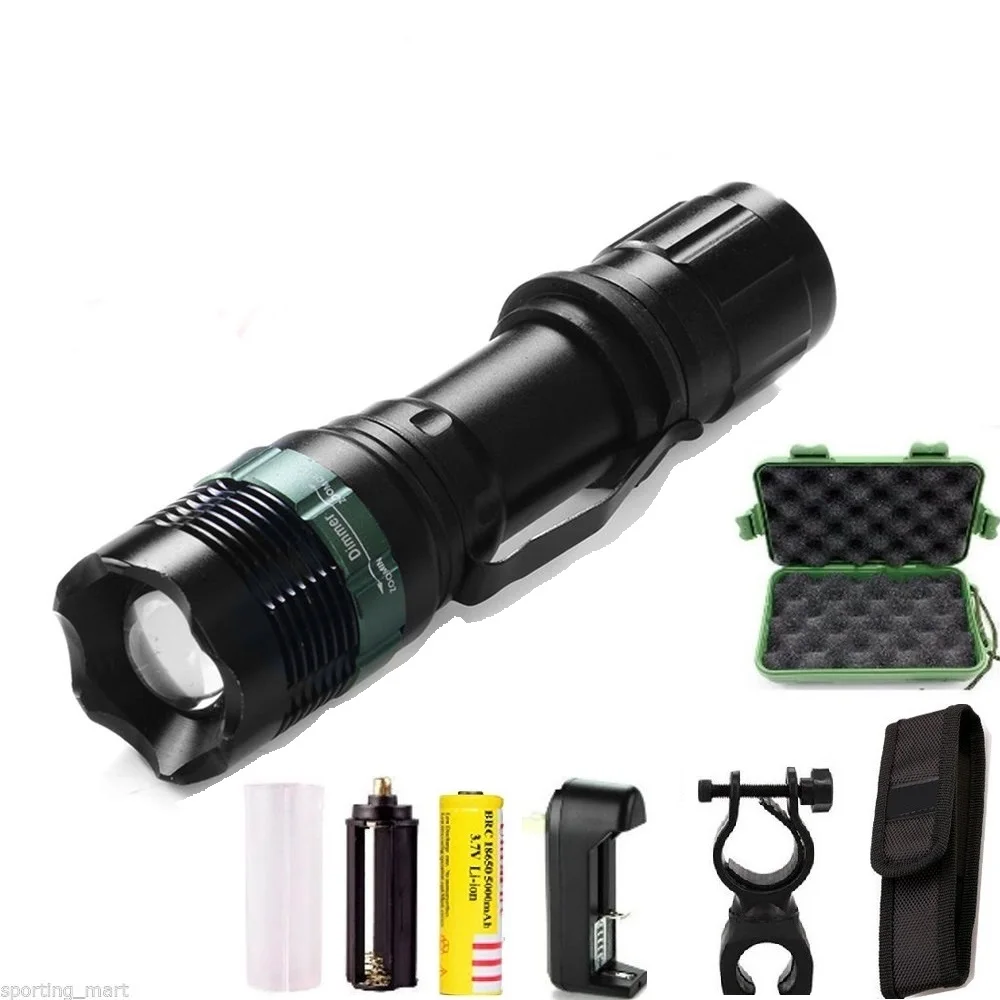 

Led Flashlight zoom torch 2000 Lumens CREE Q5 Portable Flashlight Zoomable Mini Torch Light Waterproof 3 Modes For 1x18650 3xAAA