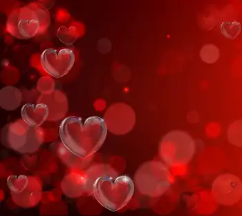 

Love Heart valentine's day photo studio background Vinyl cloth High quality Computer printed custom backdrop
