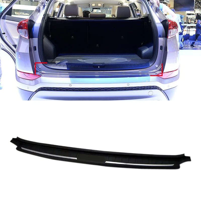 aliexpress buy black rear boot outer bumper guard aliexpress buy black rear boot outer bumper guard