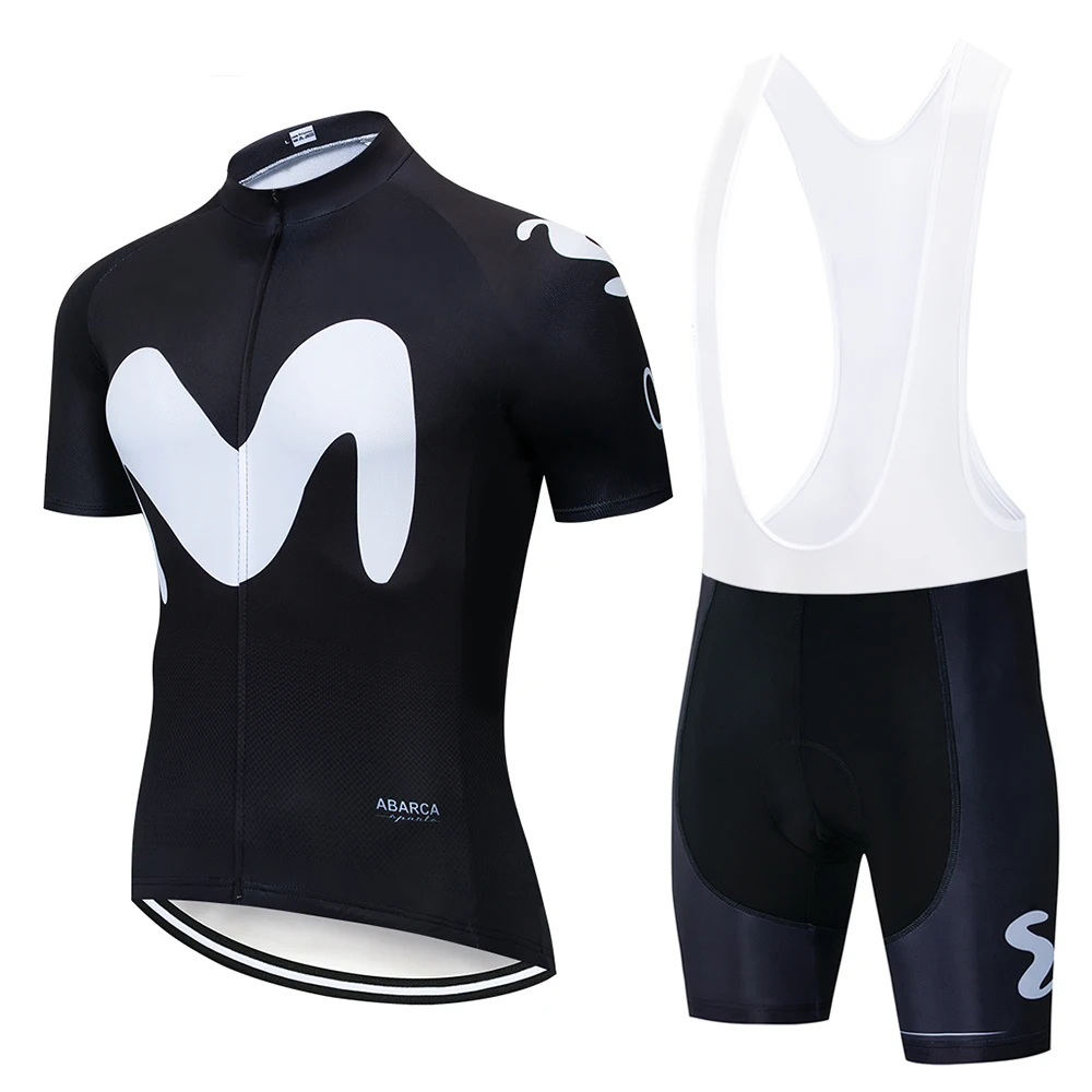 Pro Team форма Movistar Велоспорт Устанавливает Майо Ropa Ciclismo Джерси Для мужчин летняя одежда для велоспорта велосипедный набор носить MTB - Цвет: Pic Color