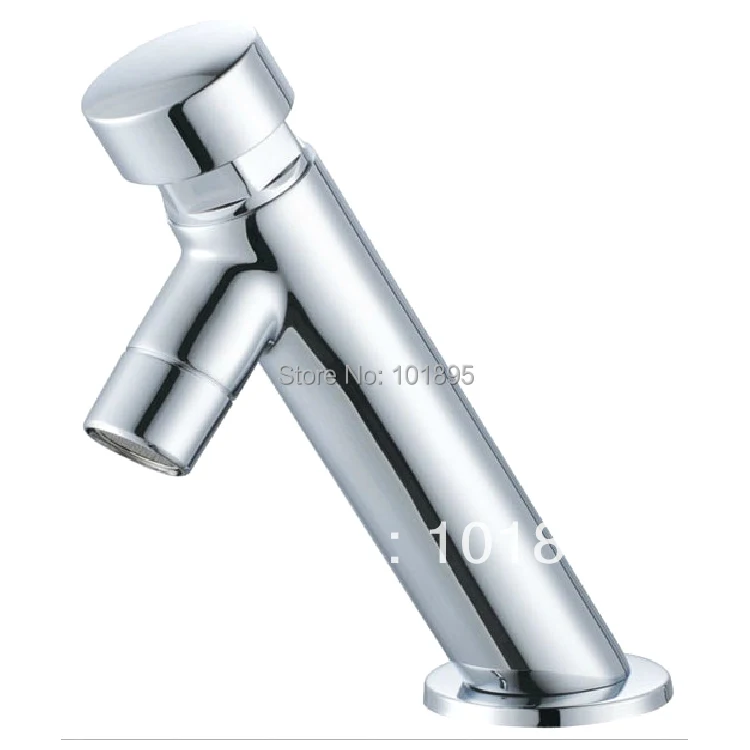 

X10041 - Luxury Deck Mounted Self Closing Water Tap Brass Time Delay Faucet