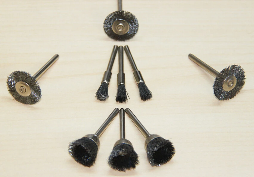 30ps Steel Wire Wheel Brush dremel accessories rotary derusting tool