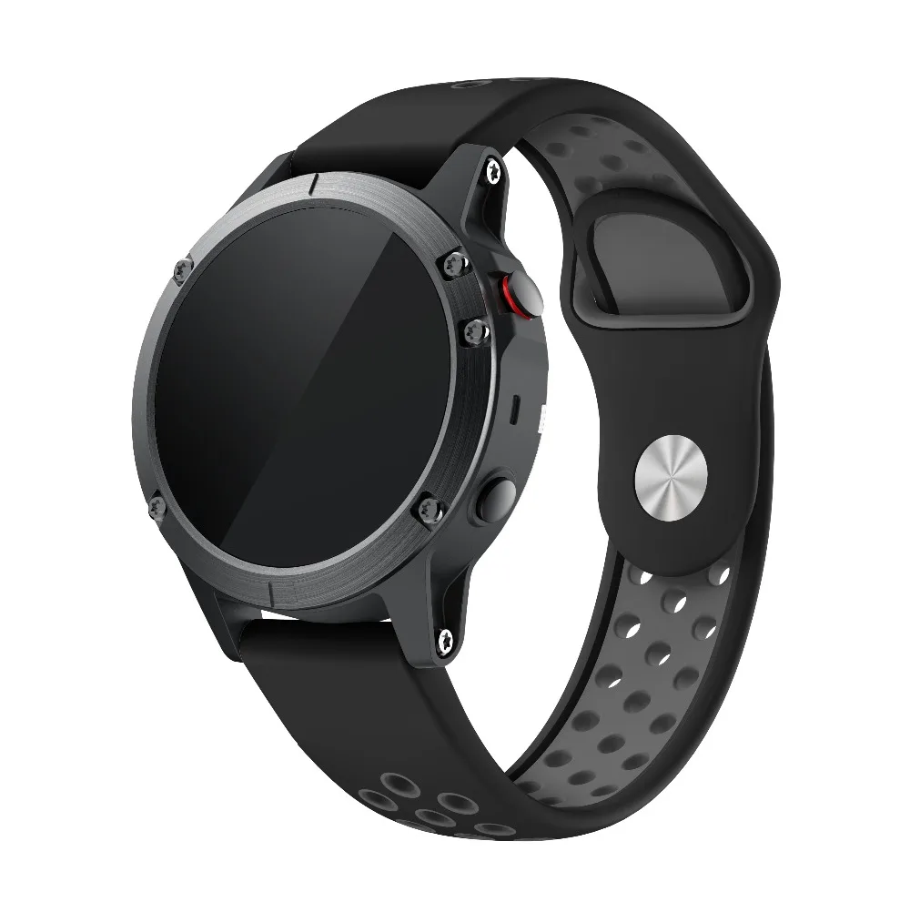 22 мм силиконовый ремешок для Garmin Fenix 5/5 Plus/6/6Pro/Approach S60/Forerunner 935 Смарт-часы спортивный ремешок