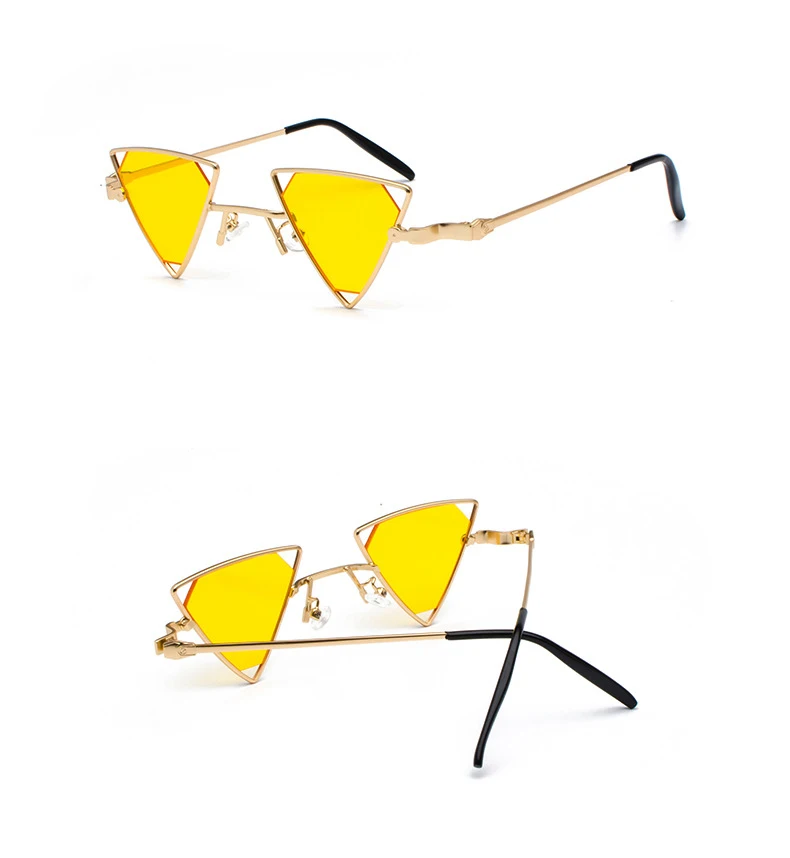 47712 Роскошные паровые панковские солнцезащитные очки для мужчин и женщин, Винтажные Солнцезащитные очки CCSPACE в металлической оправе, черные, красные, желтые, розовые солнцезащитные очки в стиле ретро