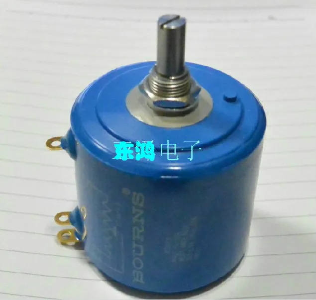 2pcs/bag MEXICO Mexico BOURNS wirewound potentiometer 10 lap 3400S-1-504 multi turn potentiometer 500K