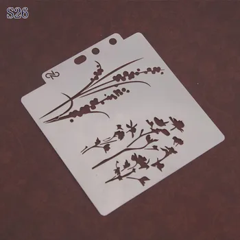 

Promotion 1PC Painting Template Mold Bullet Journal Diary Photo Album Embossing Paper Stencil Scrapbooking DIY Cards Stencils