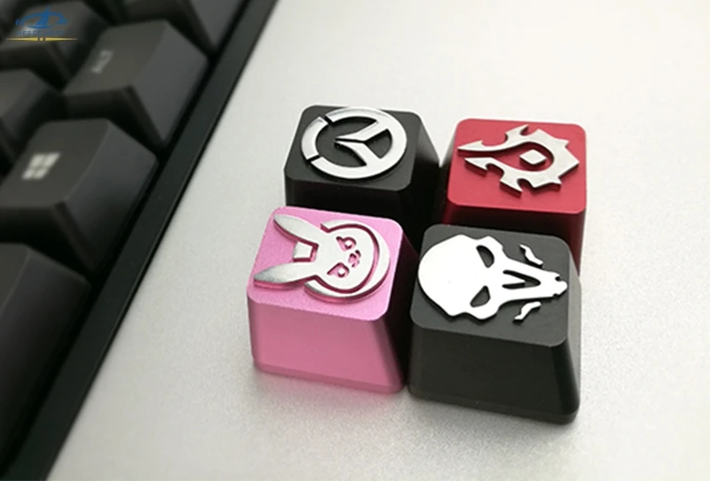 [HFSECURITY] механическая клавиатура из алюминиевого сплава колпачок ключа s Dota2 Death D.VA