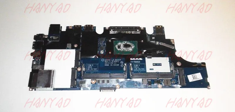 

VAZ50 LA-9431P For Dell E7240 Laptop Motherboard CN-0X9Y17 0X9Y17 WI7 DDR3L