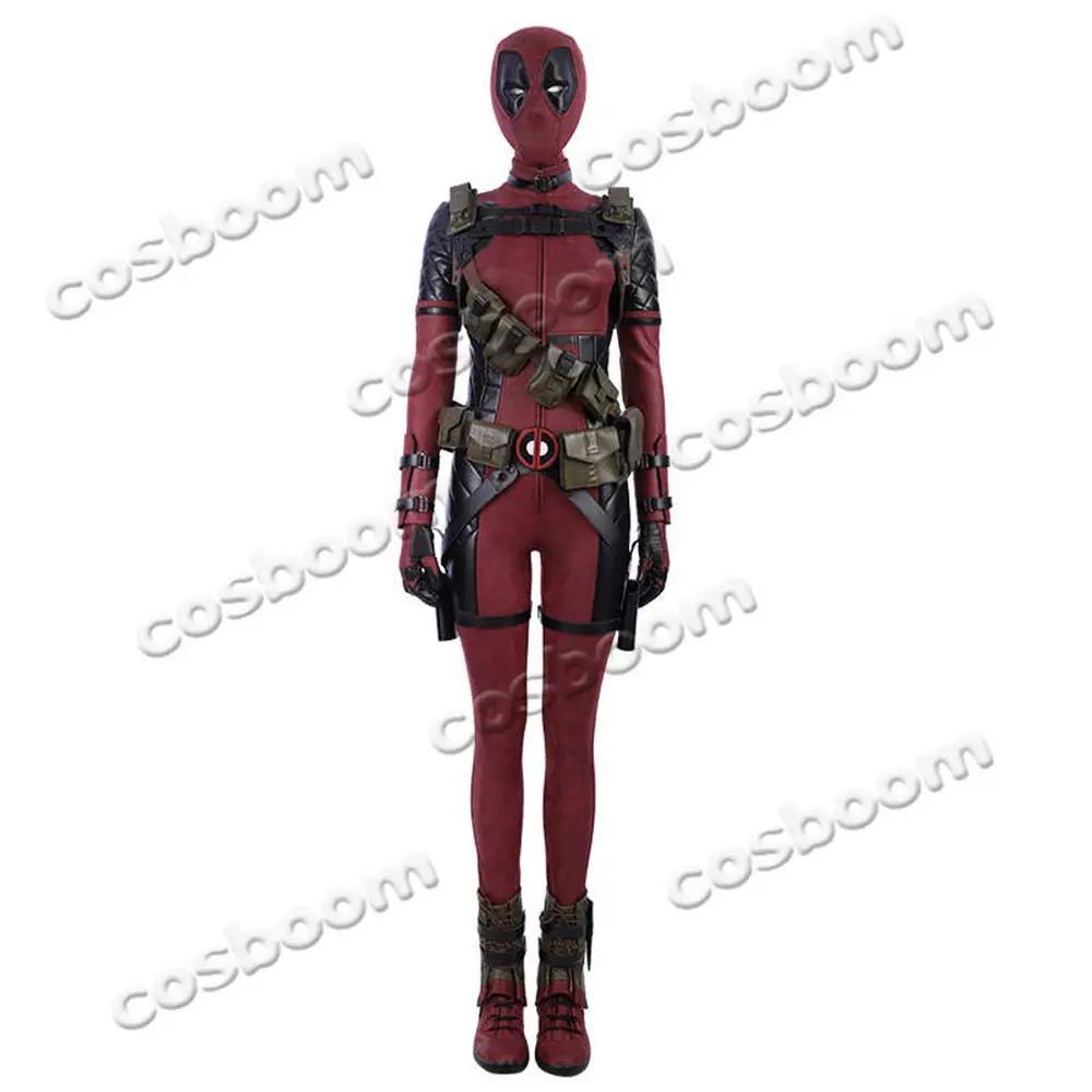 cosboom lady deadpool cosplay costume30