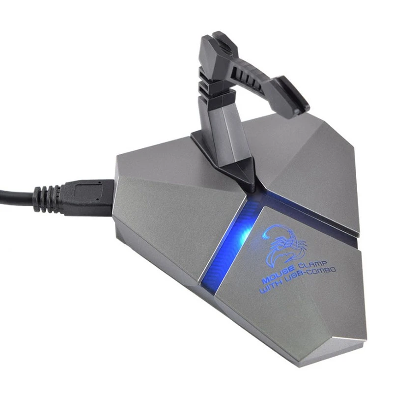 Многофункциональный Usb 3,0 считыватель концентраторов игровая мышь; пружинное устройство клипса для кабеля провод мыши держатель