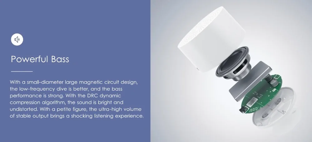Xiaomi Mijia AI портативная версия беспроводной Bluetooth динамик умный голосовой контроль Громкая связь бас динамик