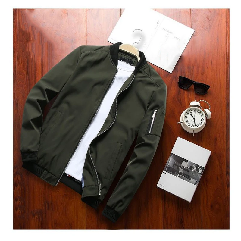 Mountainskin 2019 Mens Jackets Spring Autumn Casual Coats Bomber Jacket Slim Fashion Male Outwear Mens Brand Clothing 6XL SA585