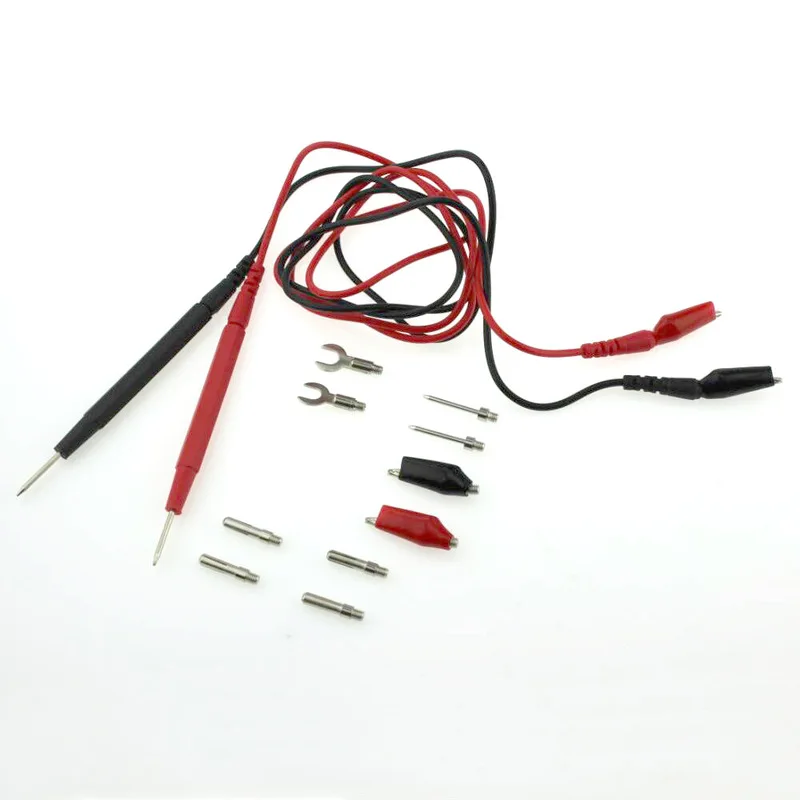 

16pcs Universal digital multimeter probe test leads Cable Pin Meter Tester Needle Tip Alligator Clip Assortment Kit Test Tools