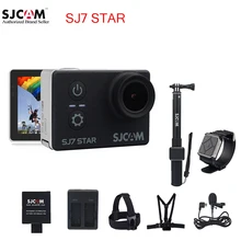 100% оригинал sjcam sj7 2 »звезда wifi 4 К сенсорный экран Ambarella A12S75 30 М Водонепроницаемый Пульт Дистанционного Камера Action Sports Cam Мини DVR