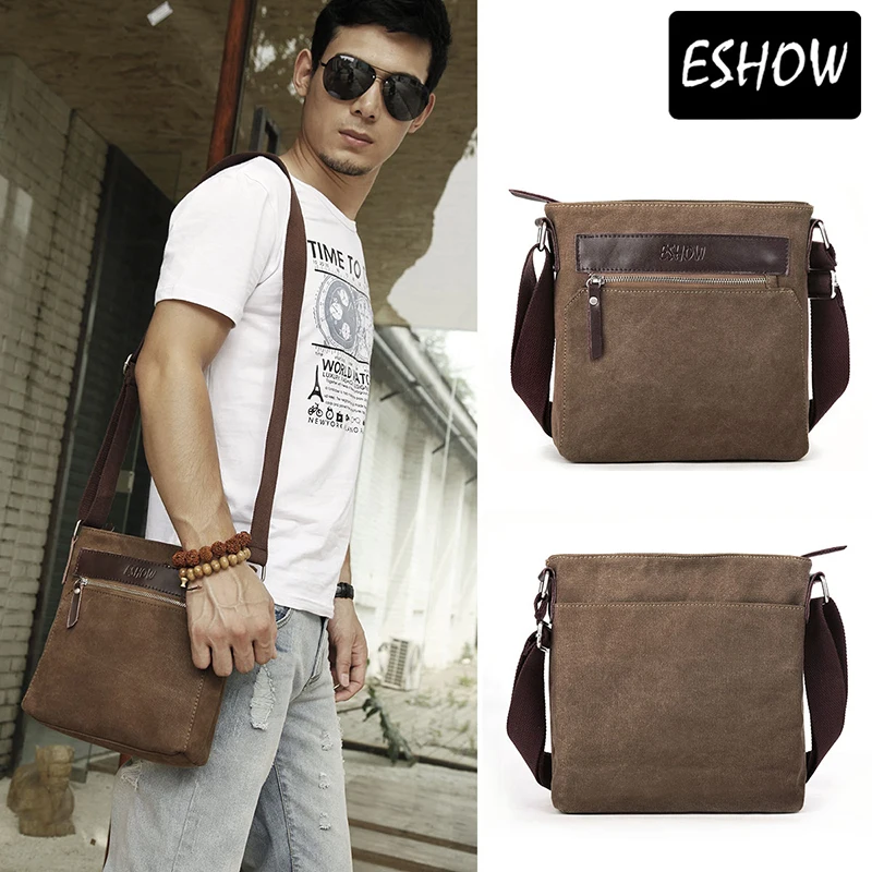 Eshow Men&#39;s Bag Casual Men&#39;s Messenger Bags Small Cross body Bags For Men BFK010741-in Crossbody ...